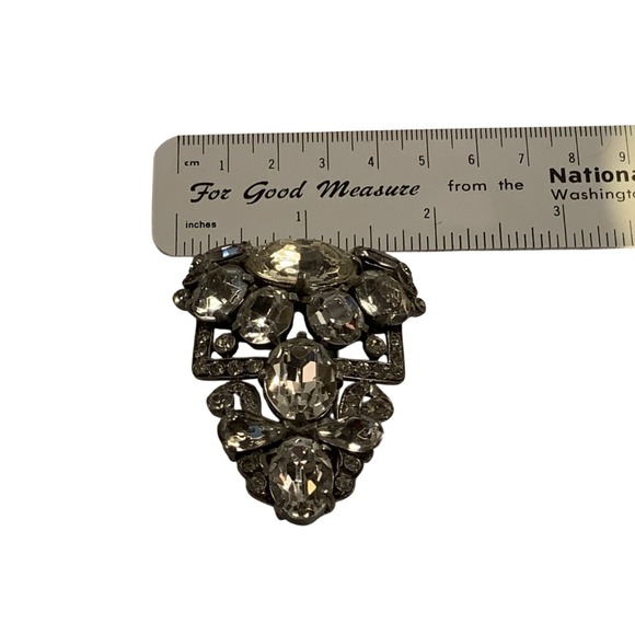 Eisenberg Original Jewelry - Eisenberg Original Rhinestone Brooch Fur Clip